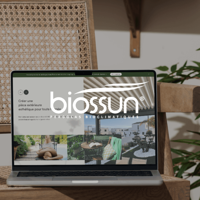 Projet B2B Biossun — référence client agence Zento