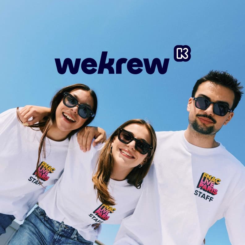 Projet e-commerce B2B WeKrew réalisé par l'agence Zento