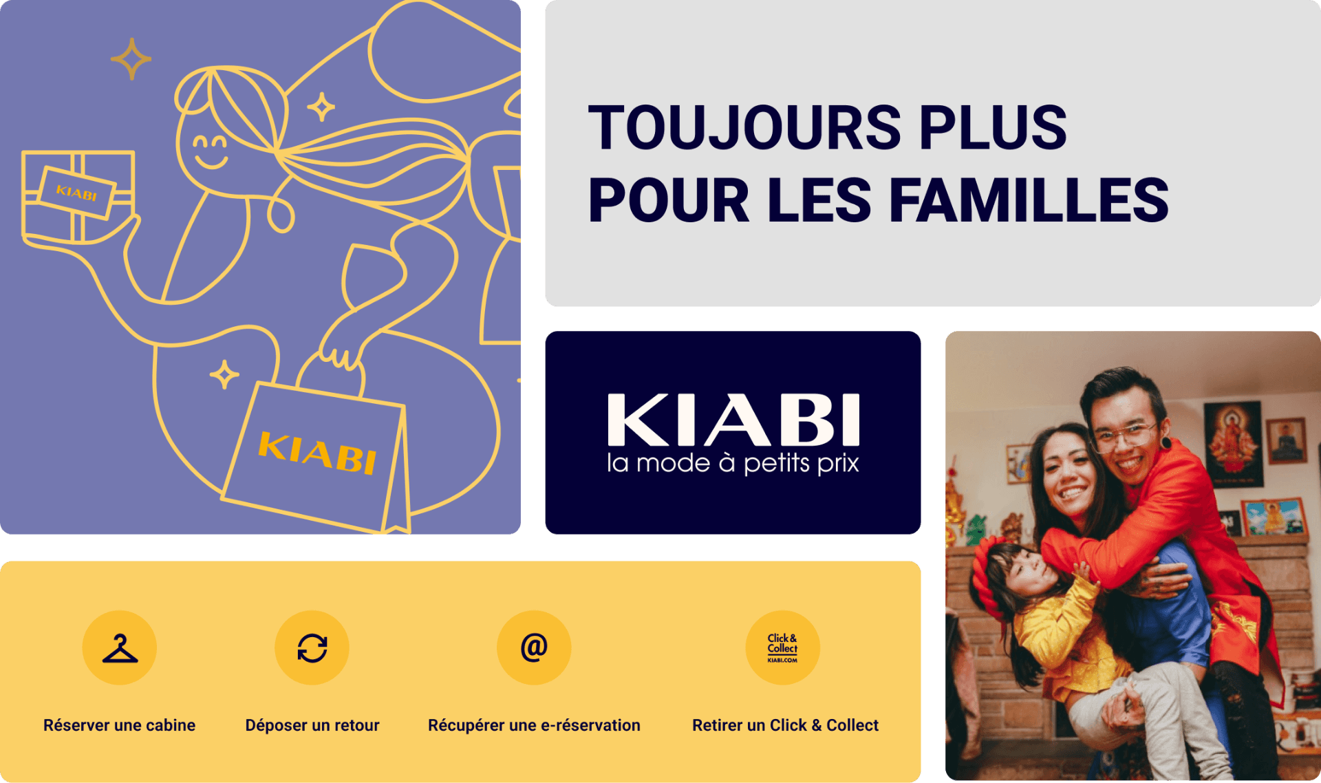 Toujours plus pour les familles — Kiabi