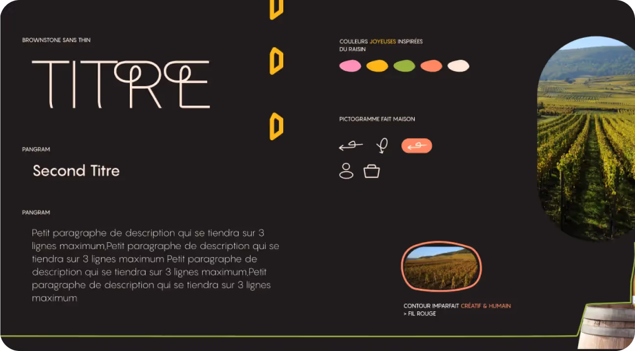 Étape 3 — Direction artistique