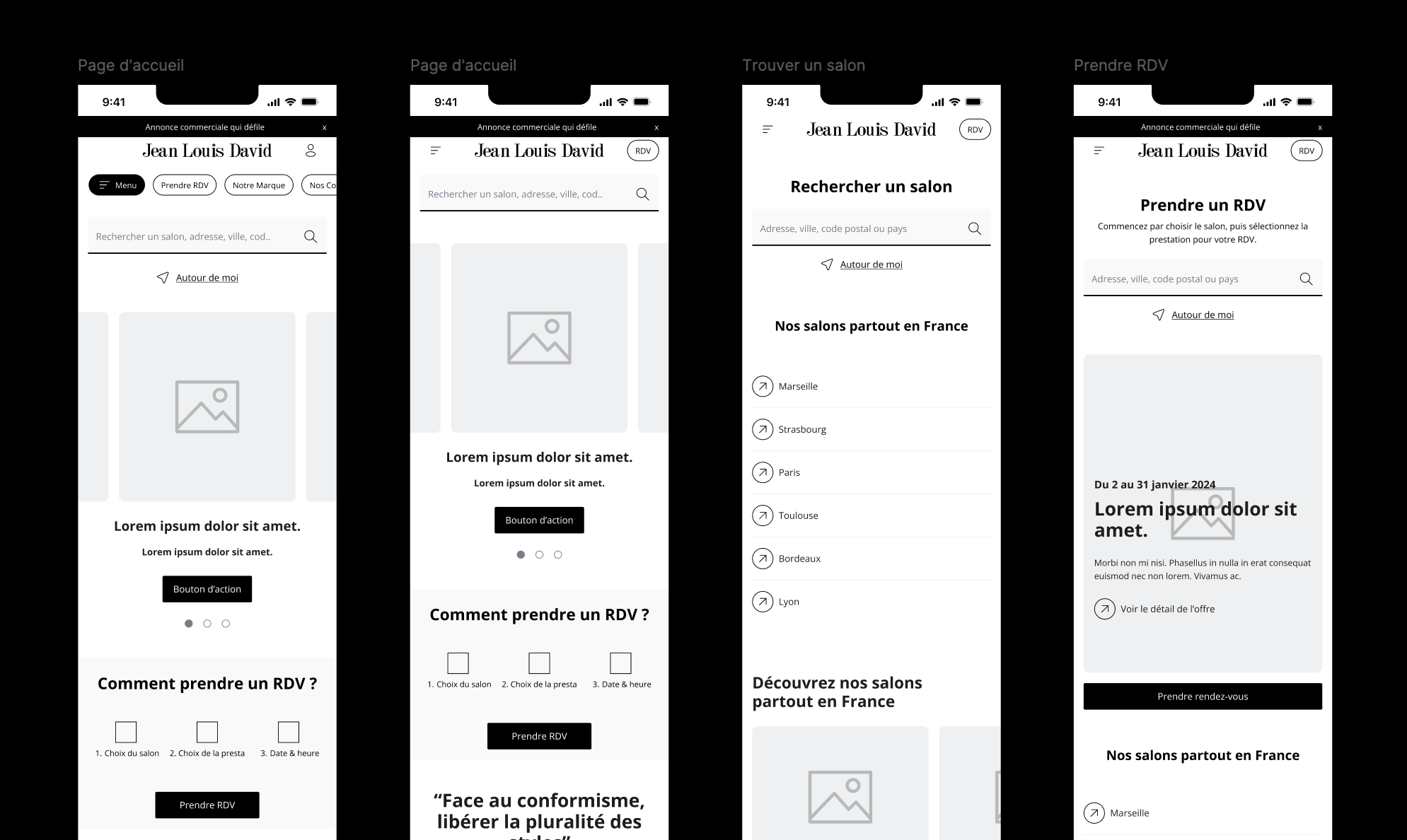 Wireframing UX